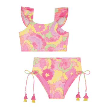 Biquini em Malha com protecao UV50+ 83050 Rosa Floral