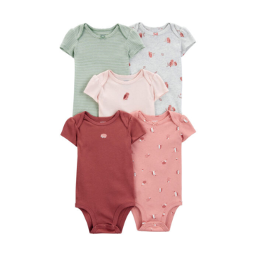 Kit body corujinha Rose Carter's