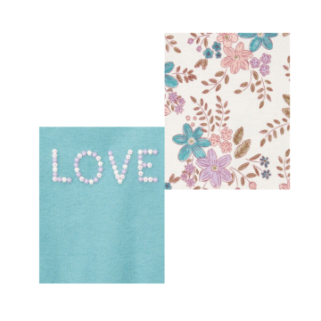 Kit body Love Lilás Carter's