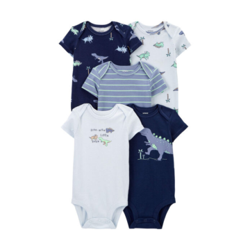 Kit body MC dinossauro Azul Carter's