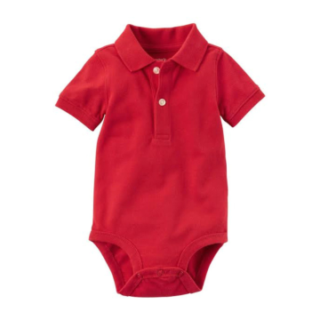Polo Body Vermelho Carter's 24m