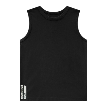 Regata em meia malha preto