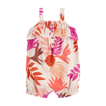 Romper bebê floral  regata Carter's