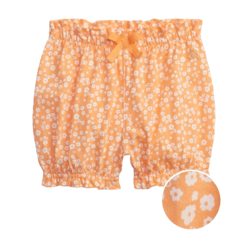 Shorts GAP Floral Laranja