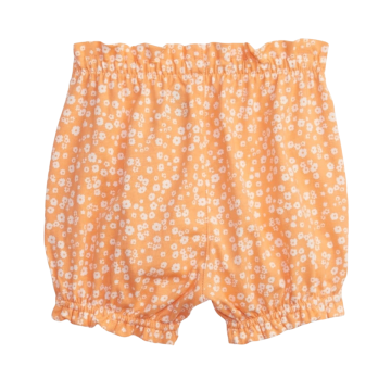 Shorts GAP Floral Laranja