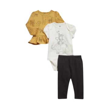 Trio Gap Animais Menina