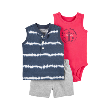 Trio Carter's Tie Dye 12M
